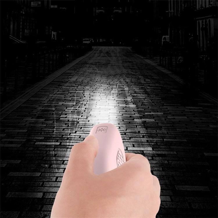 130dB IP44 Waterproof Rechargeable Anti-wolf Alarm Flashlight Intelligent Personal Alarm, English Packaging 130dB IP44 Waterproof Rechargeable Anti-wolf Alarm Flashlight Intelligent Personal Alarm, English Packaging